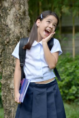 Sürpriz öğrenci çocuk giyen üniforma