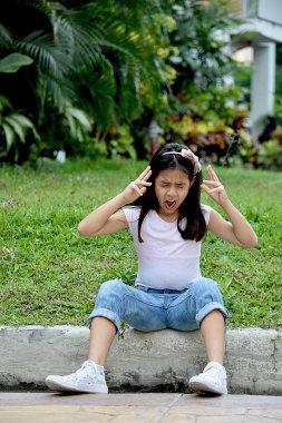 Stresli bir çeşitli gençlik