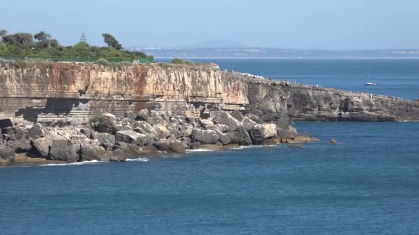 Falaises Paysage Naturel Océan — Video