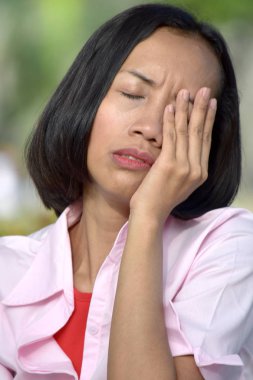 Stresli Çekici Çeşitli Kadın