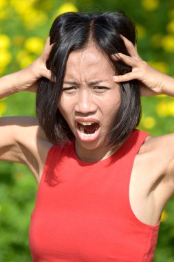 Stresli azınlık kadın