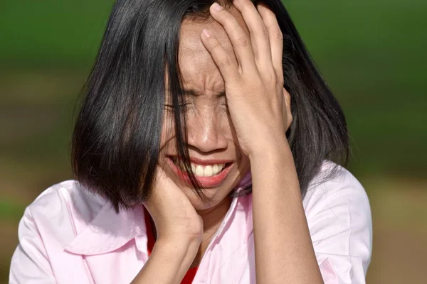 Ein Weibchen und Stress — Stockfoto