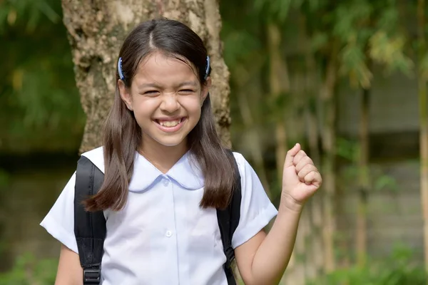 A Happy Female Student — Stock Photo, Image