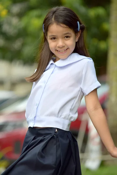 Menina bonito e felicidade — Fotografia de Stock