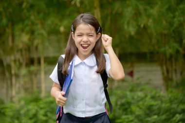 Endişeli Genç Çeşitli Kız Öğrenci