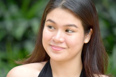 Bir Contemplative Güzel Azınlık Kişi