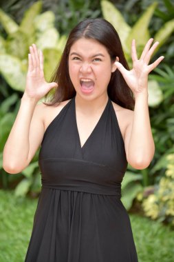 Stresli Asyalı Kadın Çekici