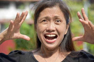 Stresli bir kadın kıdemli