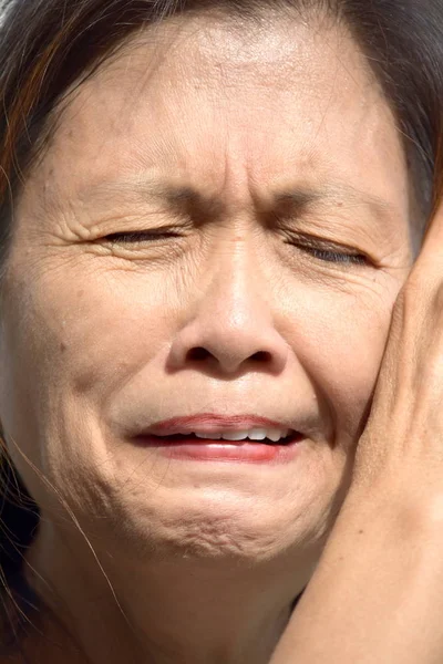 A Crying Adult Female — Stock Photo, Image