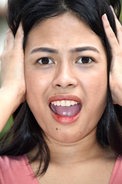 A Quiet Filipina Woman