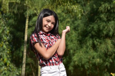 Mutlu Bir Petite Azınlık Çocuk