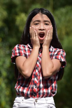 Bir Ürkmüş Güzel Asya Çocuk