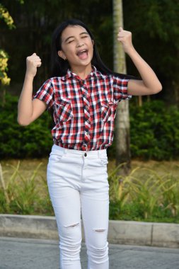 Bir Proud Cute Diverse Kişi