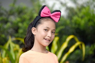 Güzel bir Asya çocuk ve mutluluk