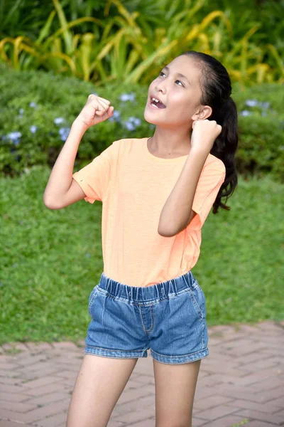 Krásný asijský vítěz mládeže — Stock fotografie