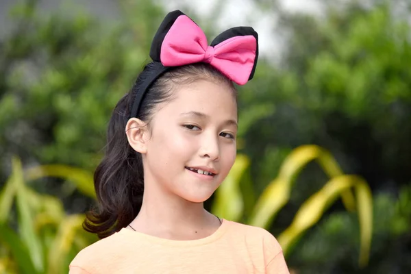 Una donna adolescente asiatica carina felice — Foto Stock