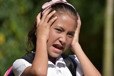 Stresli Bir Kız Öğrenci