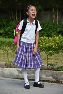 Üniforma Giyen Stresli Bir Katolik Kişi