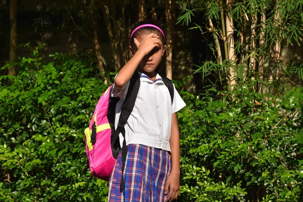 Una studentessa Sunny Day — Foto Stock
