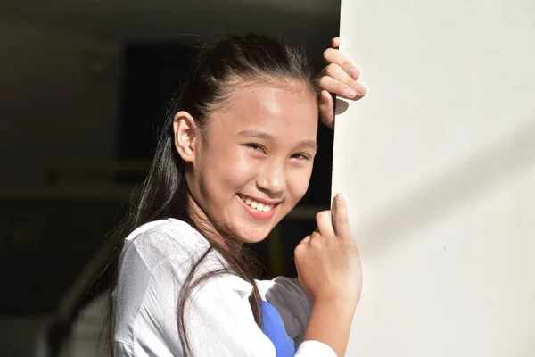 A Teen Girl And Happiness — Stock Photo, Image