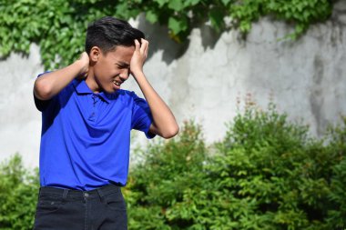 Stresli Bir Genç Erkek