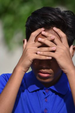 Stresli bir erkek çocuk