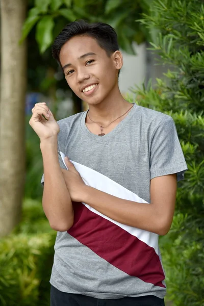 A Happy Diverse Remaja Pria — Stok Foto