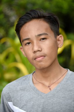 Ciddi Bir Genç Çeşitli Teen Boy