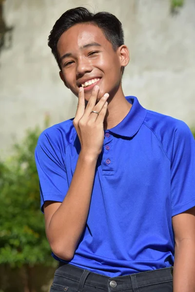 A Timid Handsome Filipino Youngster