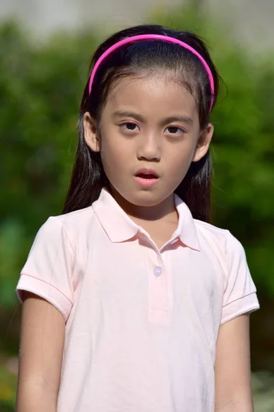 A Confused Beautiful Filipina Youth — Stock Photo, Image