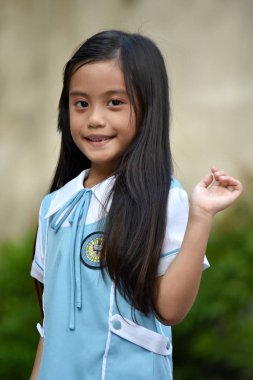 Uzun Saçlı Farklı Kız Öğrenci