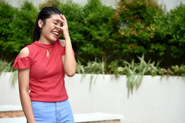 A Young Girl Laughing — ストック写真