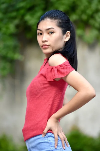 A Fit Pretty Filipina Girl — Fotografia de Stock