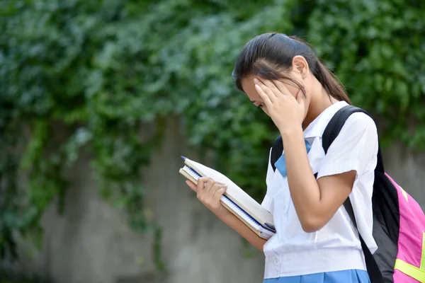 Studentka v depresi A — Stock fotografie