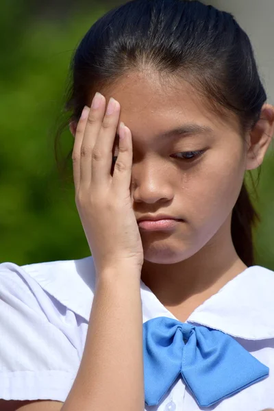 Een vrouw en verdriet — Stockfoto