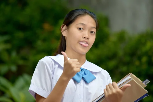 An A  With School Books — Stock Photo, Image