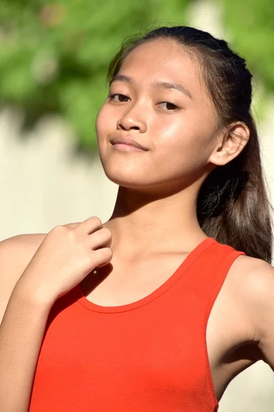 An A Teenager Girl Portrait — Stock Photo, Image