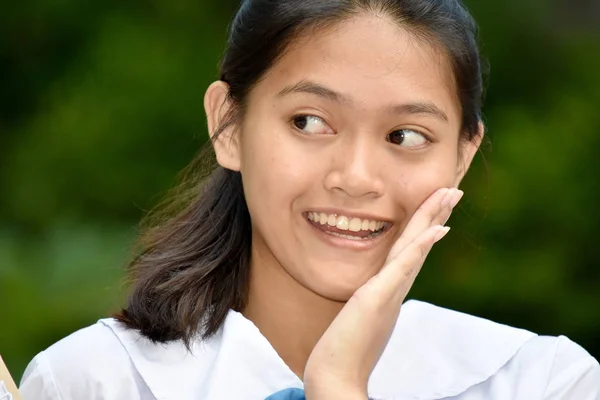 An A Surprised Filipina Person — Stock Photo, Image