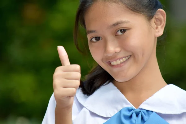 A Youth With Thumbs Up — Stock Photo, Image