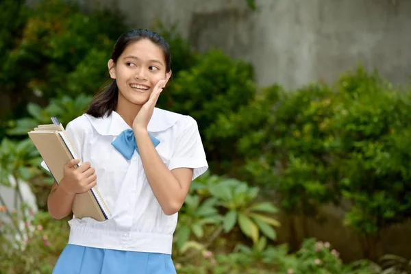 An A  With School Books — Stock Photo, Image