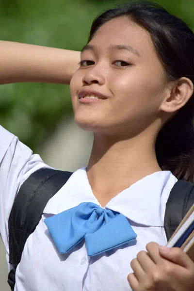 An A Beautiful Female Student — Stock Photo, Image