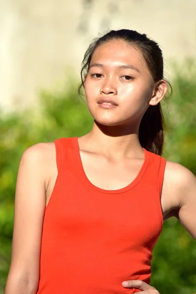 Eine dünne philippinische Person — Stockfoto