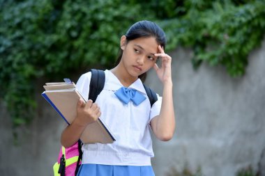 Stresli Güzel Çeşitli Öğrenci Öğrencileri