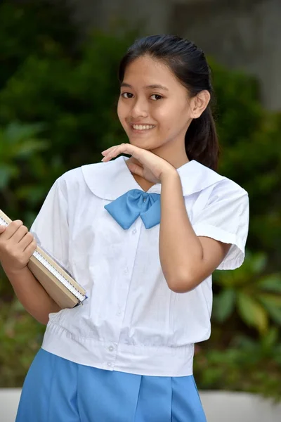 A Cute Young School Girl — 스톡 사진