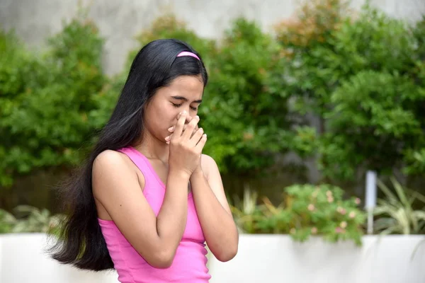 Ein junger asiatischer Jugendlicher und Enttäuschung — Stockfoto