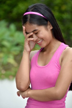 A Diverse Teen Girl Gülüyor