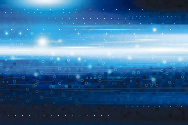 Абстрактный Синий Фон Цифровой Технологии — стоковое фото