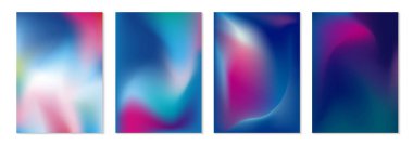 Renk akış arka plan vektör çizim