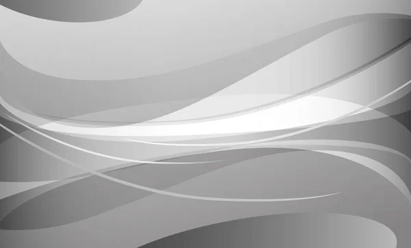 Illustration vectorielle abstraite de fond blanc et gris courbe — Image vectorielle