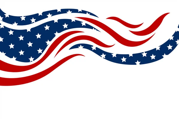 Αφηρημένο εικόνα διανυσματικού φορέα της σημαίας των ΗΠΑ — Διανυσματικό Αρχείο